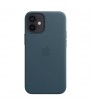 iPhone 12 mini Leather Case with MagSafe - Baltic Blue