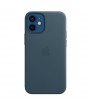 iPhone 12 mini Leather Case with MagSafe - Baltic Blue