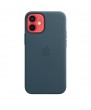 iPhone 12 mini Leather Case with MagSafe - Baltic Blue