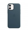 iPhone 12 mini Leather Case with MagSafe - Baltic Blue