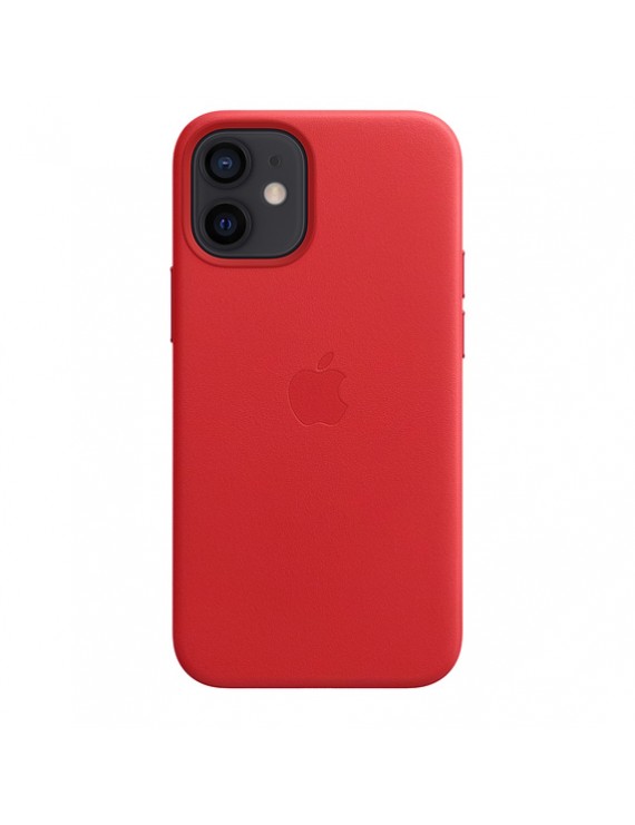 iPhone 12 mini Leather Case with MagSafe - (PRODUCT)RED