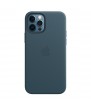 iPhone 12 pro Leather Case with MagSafe - Baltic Blue