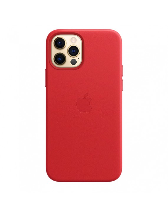 iPhone 12 Pro Leather Case with MagSafe - (PRODUCT)RED