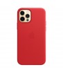 iPhone 12 Pro Leather Case with MagSafe - (PRODUCT)RED