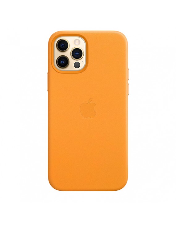 iPhone 12 Pro Leather Case with MagSafe - California Poppy