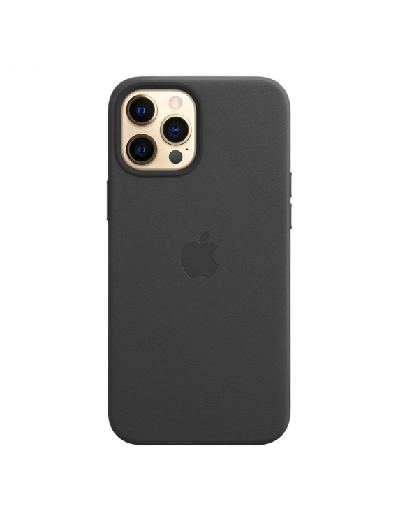 Iphone 12 Pro Max Leather Case With MagSafe (BLACK)