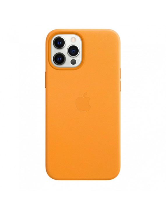 iPhone 12 Pro Max Leather Case with MagSafe - California Poppy