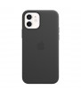 iPhone 12 Leather Case with MagSafe - Black