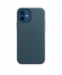 iPhone 12 Leather Case with MagSafe - Baltic Blue