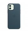 iPhone 12 Leather Case with MagSafe - Baltic Blue