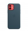 iPhone 12 Leather Case with MagSafe - Baltic Blue