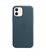 iPhone 12 Leather Case with MagSafe - Baltic Blue