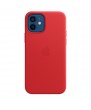 iPhone 12 Leather Case with MagSafe - RED