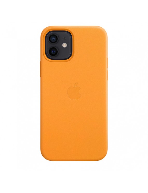 iPhone 12 Leather Case with MagSafe - California Poppy