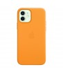 iPhone 12 Leather Case with MagSafe - California Poppy