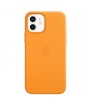 iPhone 12 Leather Case with MagSafe - California Poppy